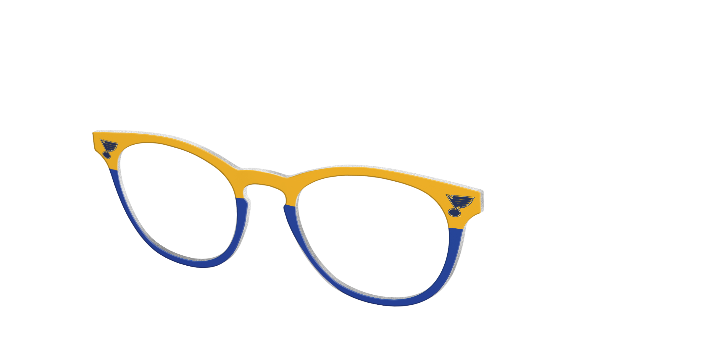 Pair Eyewear School Spirit The Blues Split top occhiali blu