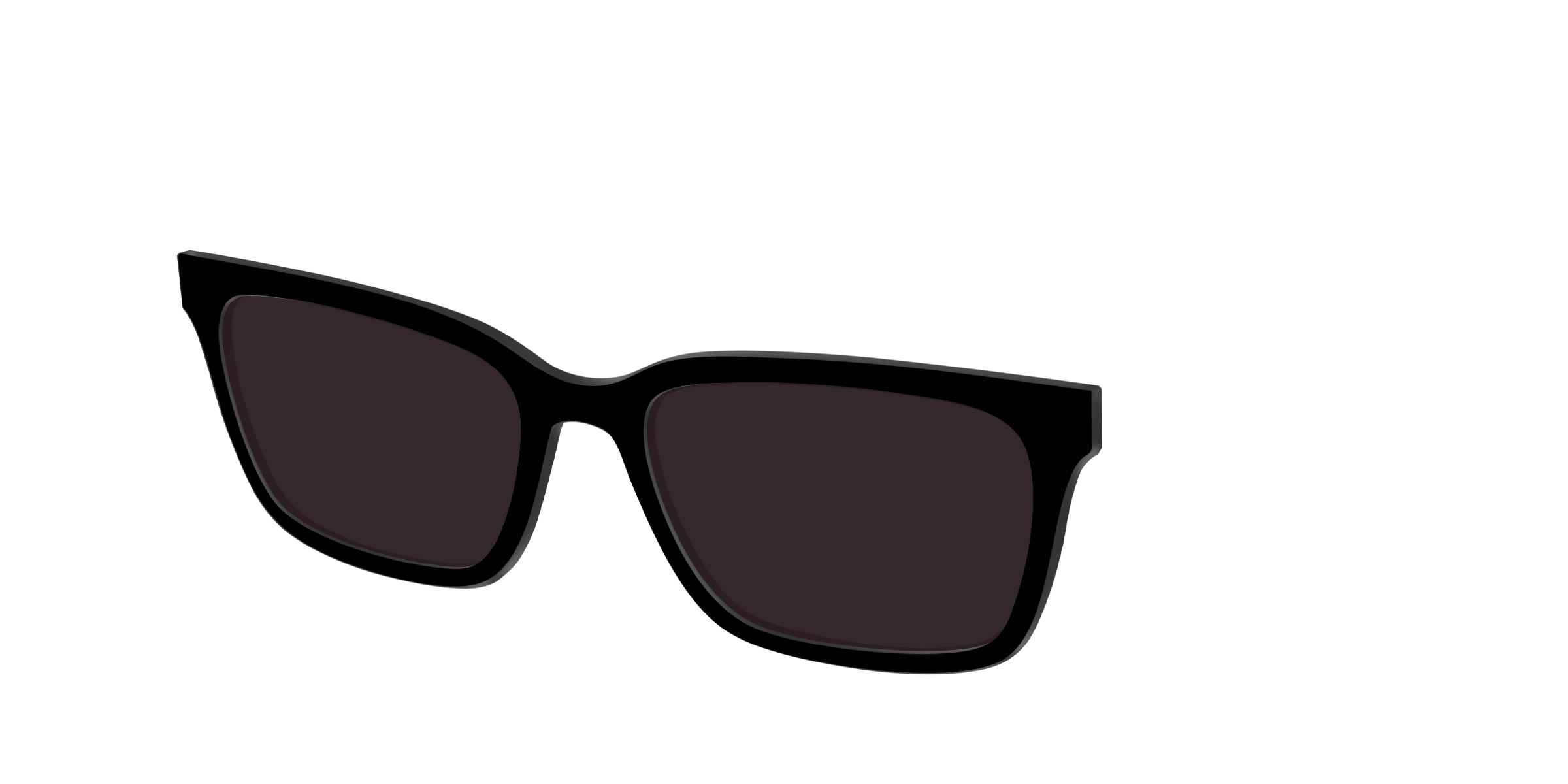Pair Eyewear Performance Series The Black with Urban Explorer lens Top Nero
