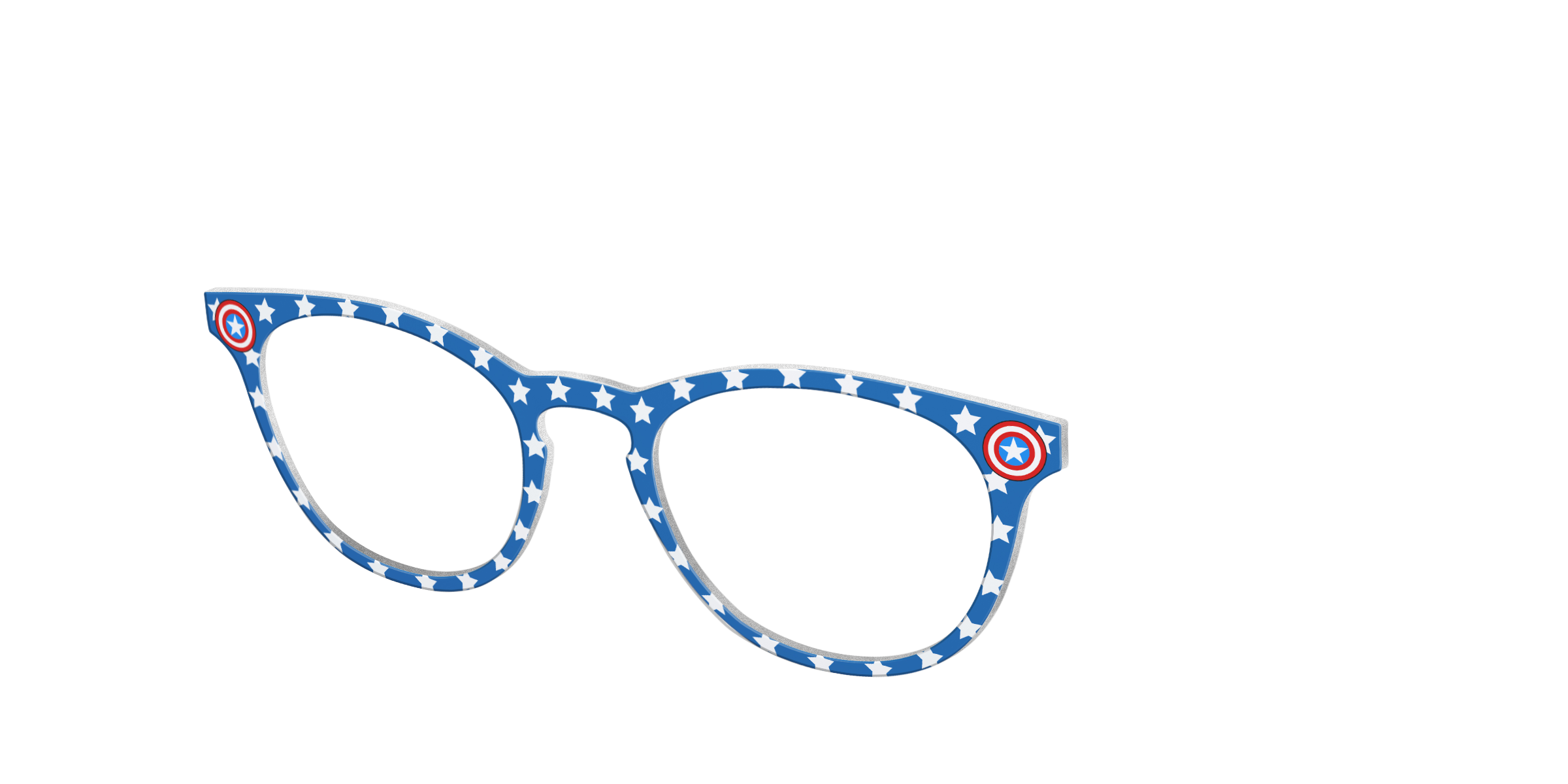 Pair Eyewear Collabs The Captain America Stars top occhiali