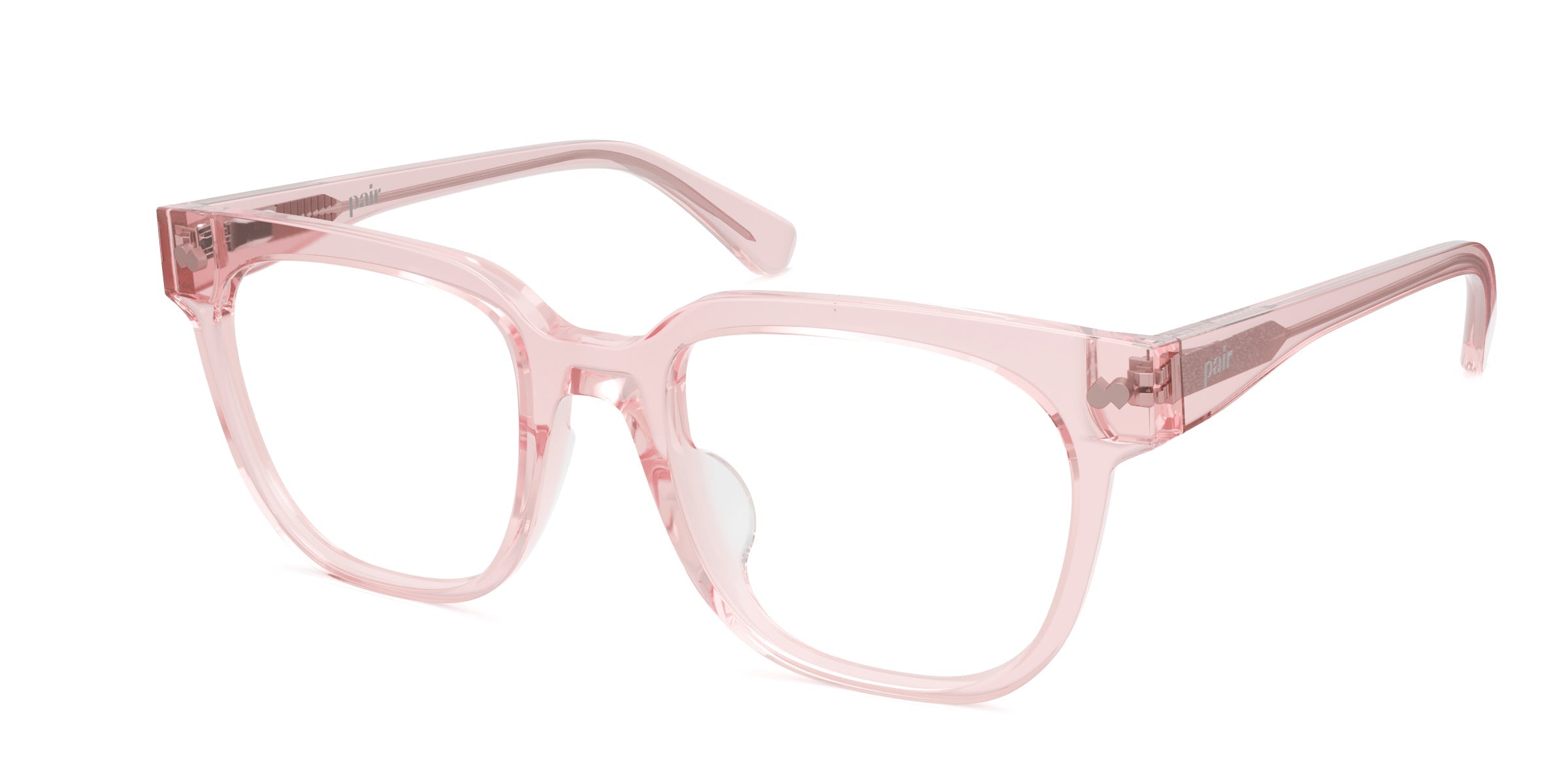 Pair Eyewear Base The Murphy montatura vista Crystal Clear