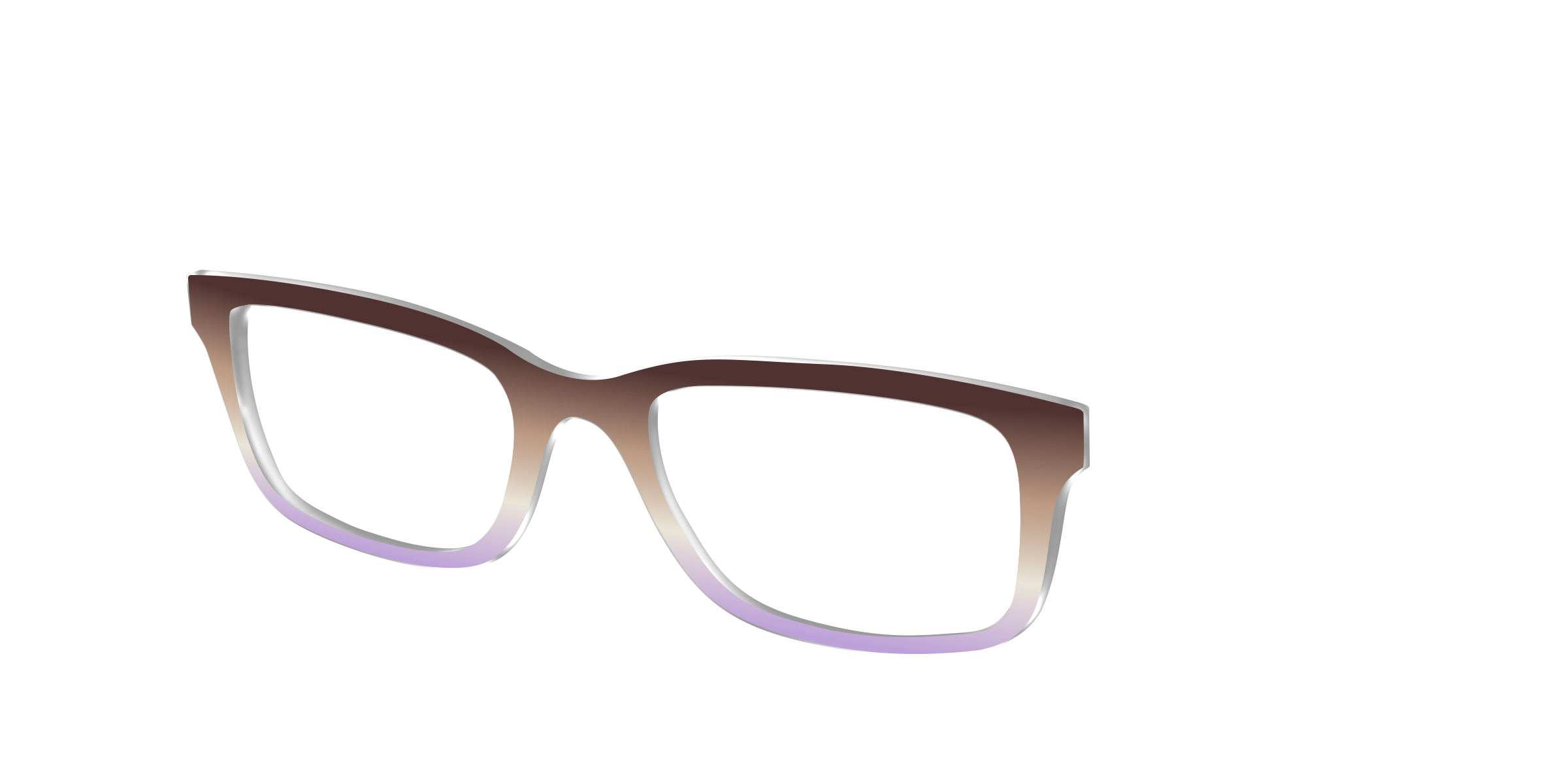 Pair Eyewear Design Tops HM04 top occhiali degradé mocha lilla
