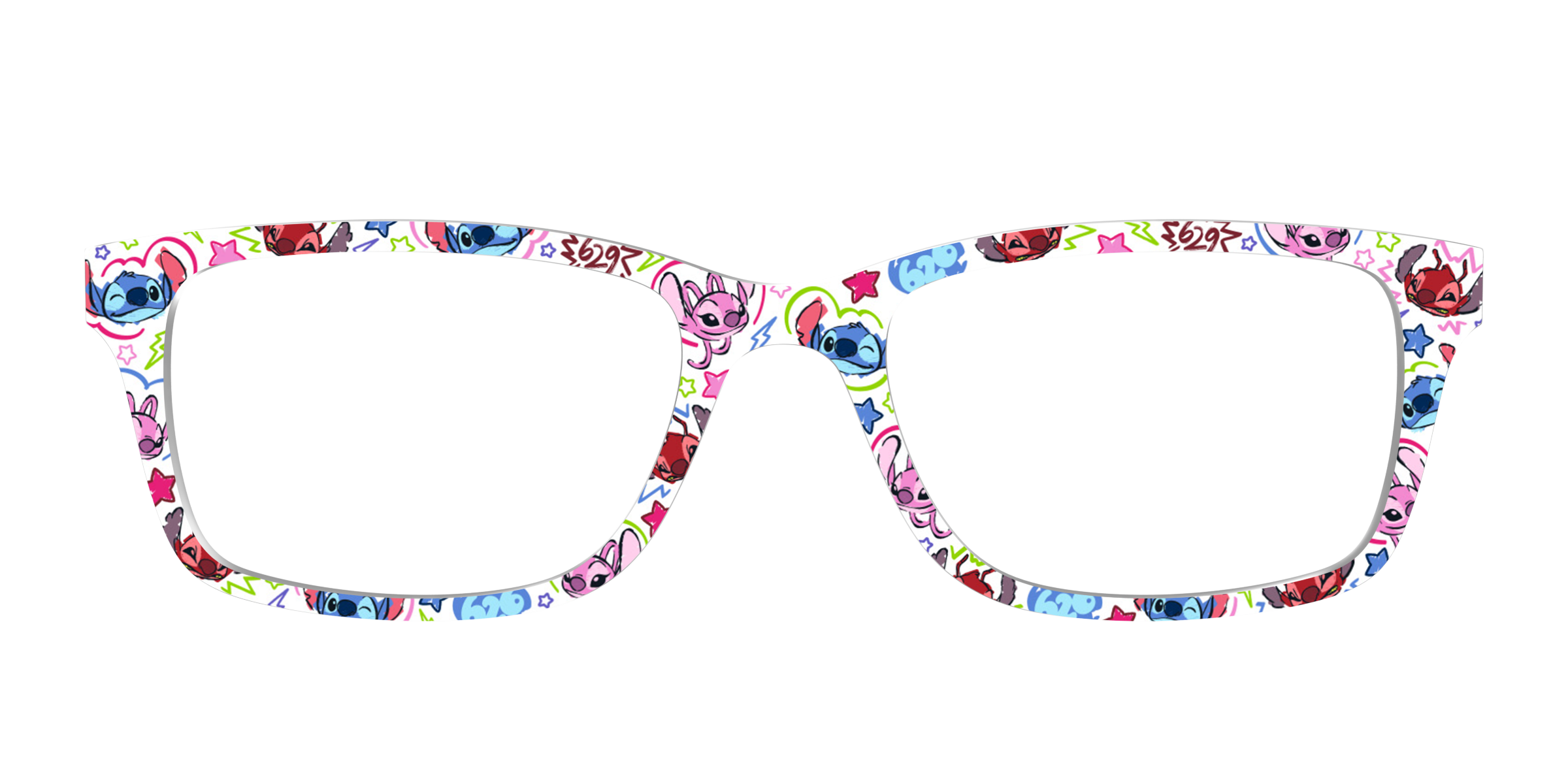 Pair Eyewear Collabs Stitch & Friends Doodles top per occhiali