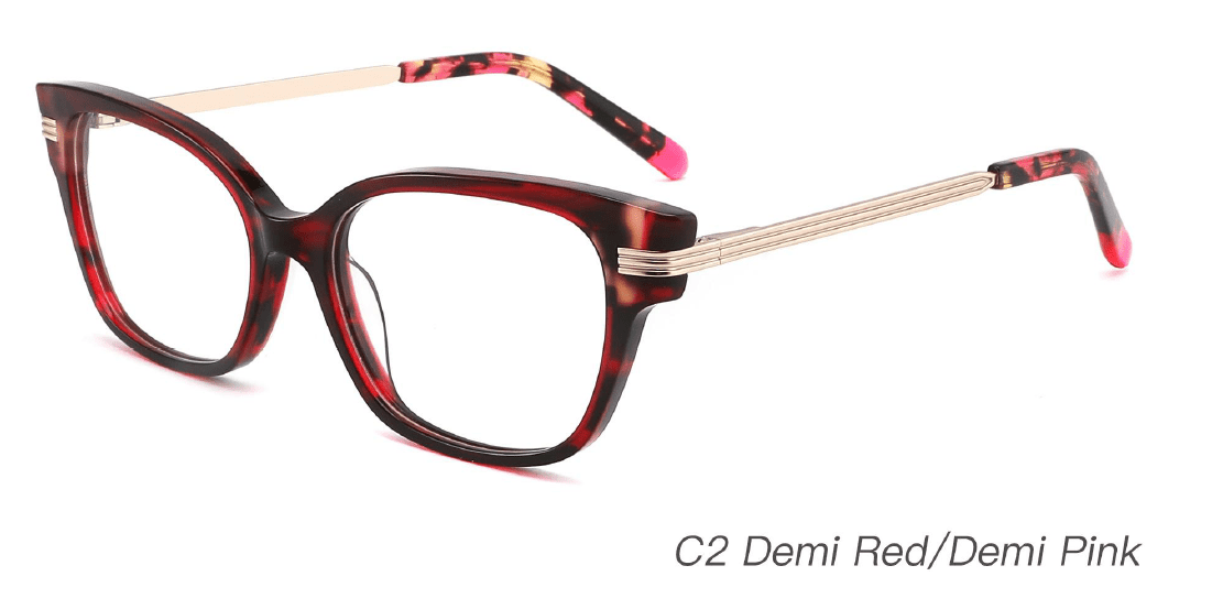 Ouyuan NOA23025 montatura occhiali acetato colorata