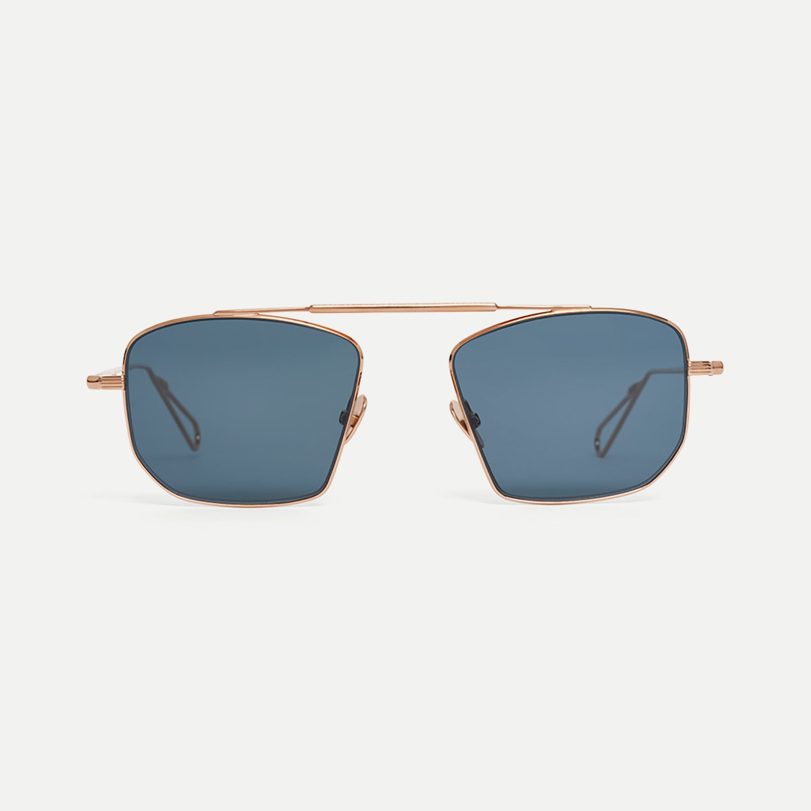 Ahlem New York occhiali da sole peony gold blu metallo