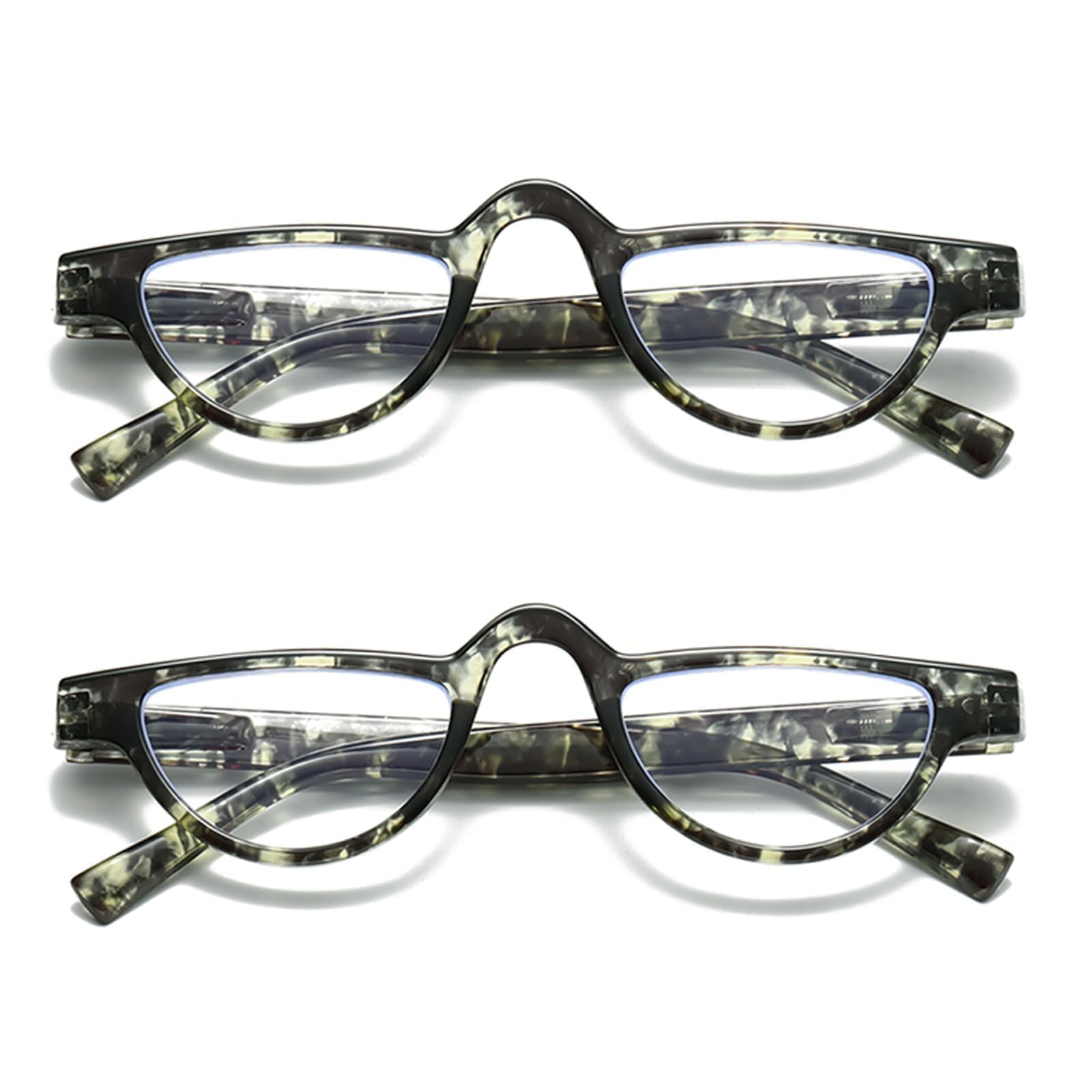 Hubeye Half Moon Occhiali da Lettura 1.5 Mezzaluna 2 Paia