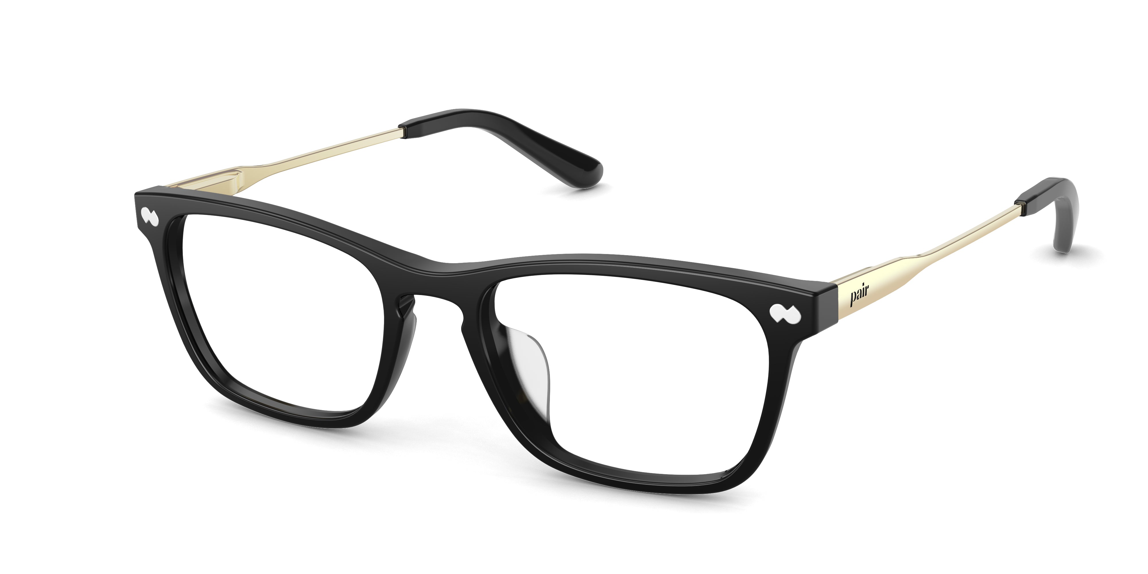 Pair Eyewear Casper Mixed Material montatura vista media crystal