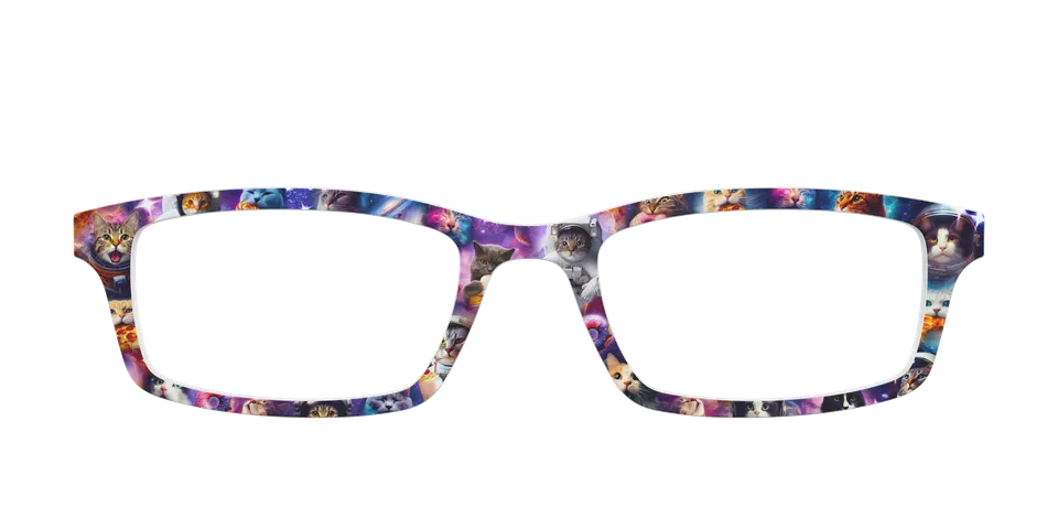 Pair Eyewear Design Tops Galactic Kittens top occhiali Cedro