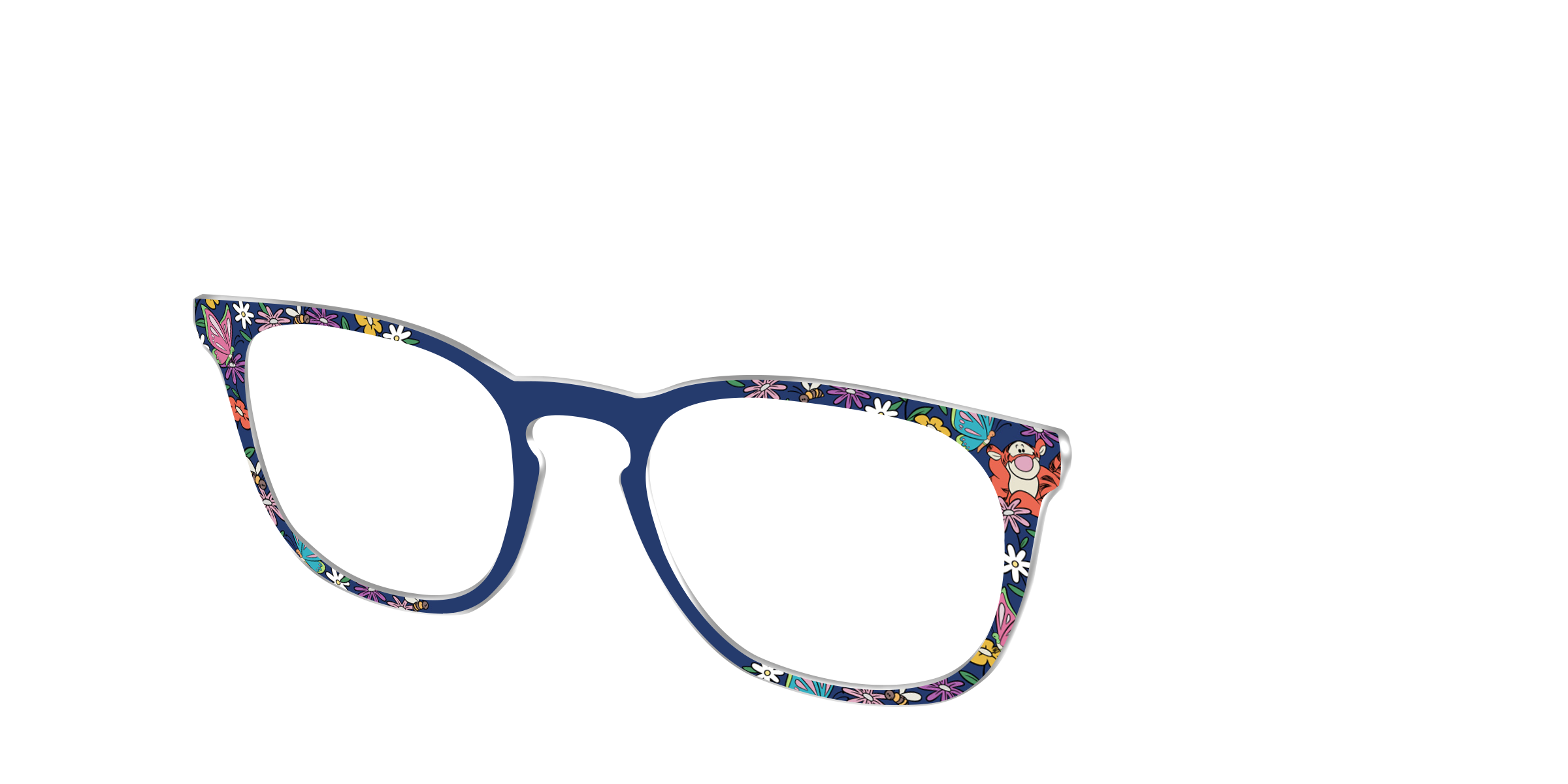 Pair Eyewear Collabs Tigger Butterfly Garden top Cedro