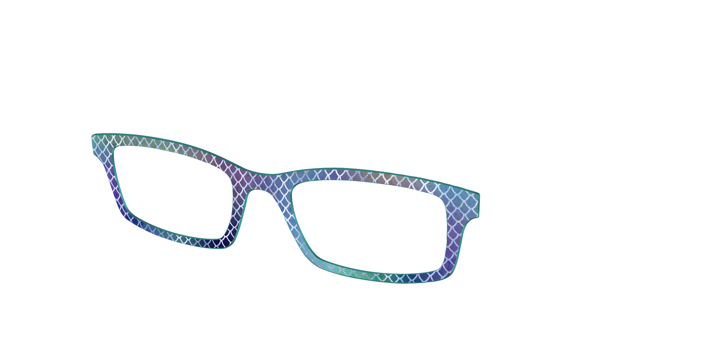 Pair Eyewear Design Tops Dragon Scales top occhiali olografico