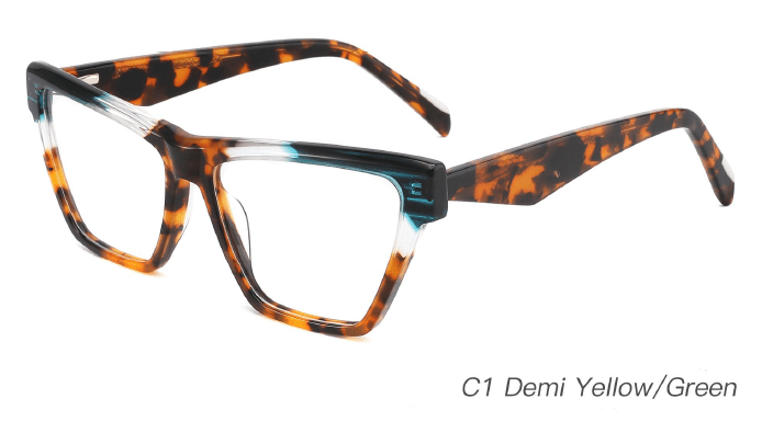 Ouyuan NOA23014 montatura occhiali acetato colorata estiva 54
