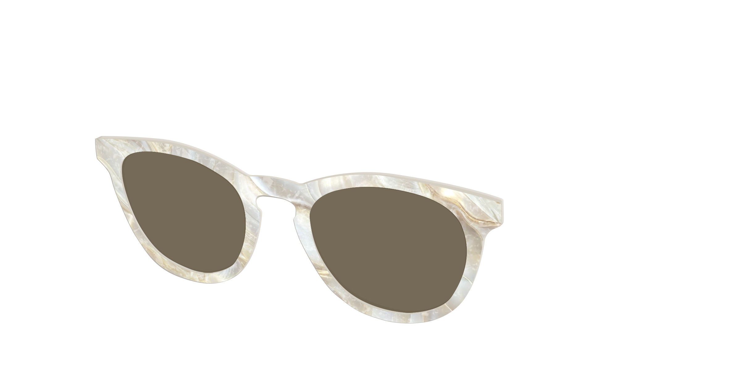 Pair Sun Tops Sandbar Pearl top sole polarizzato perla