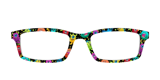 Pair Eyewear Design Tops Beastly Besties cover occhiali stampa
