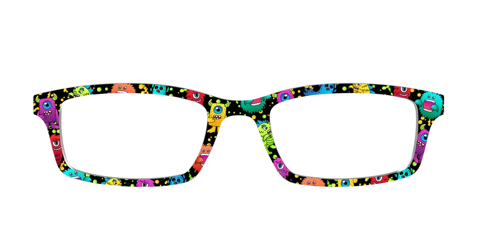 Pair Eyewear Design Tops Beastly Besties cover occhiali stampa