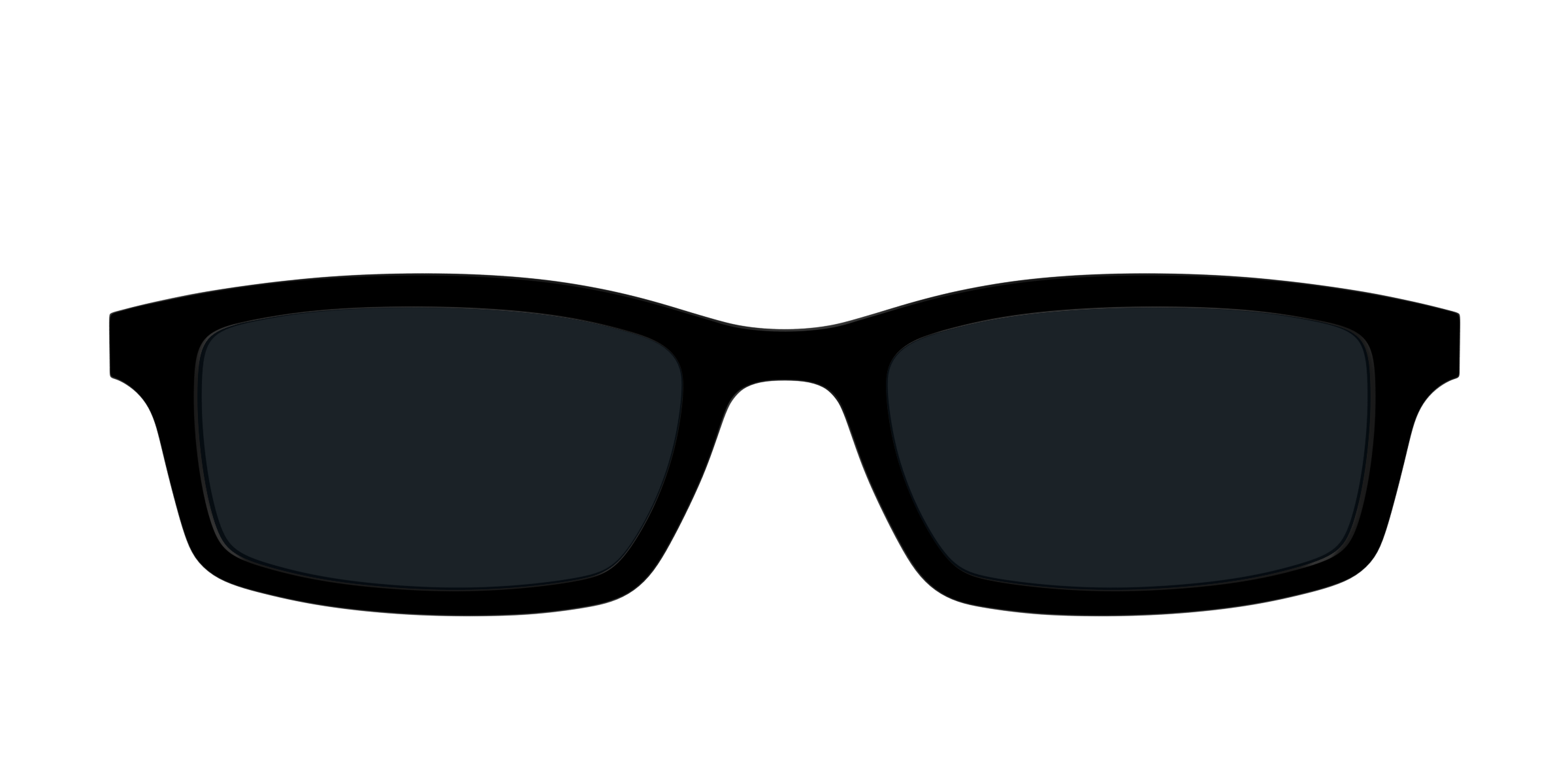Pair Eyewear Sun Tops Non-Polarized Black top per occhiali nero