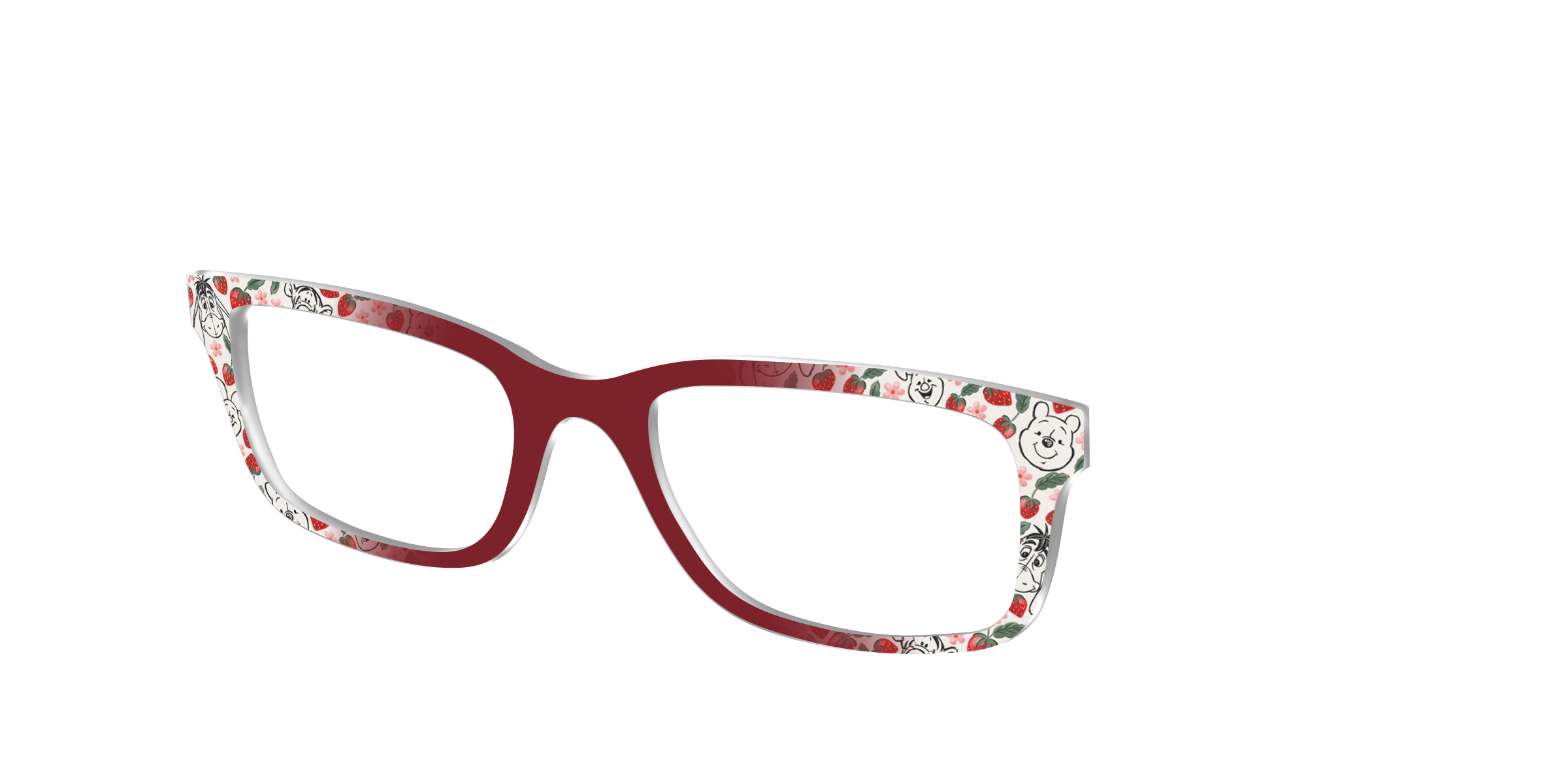 Pair Eyewear Collabs Berry Sweet top per occhiali rosso