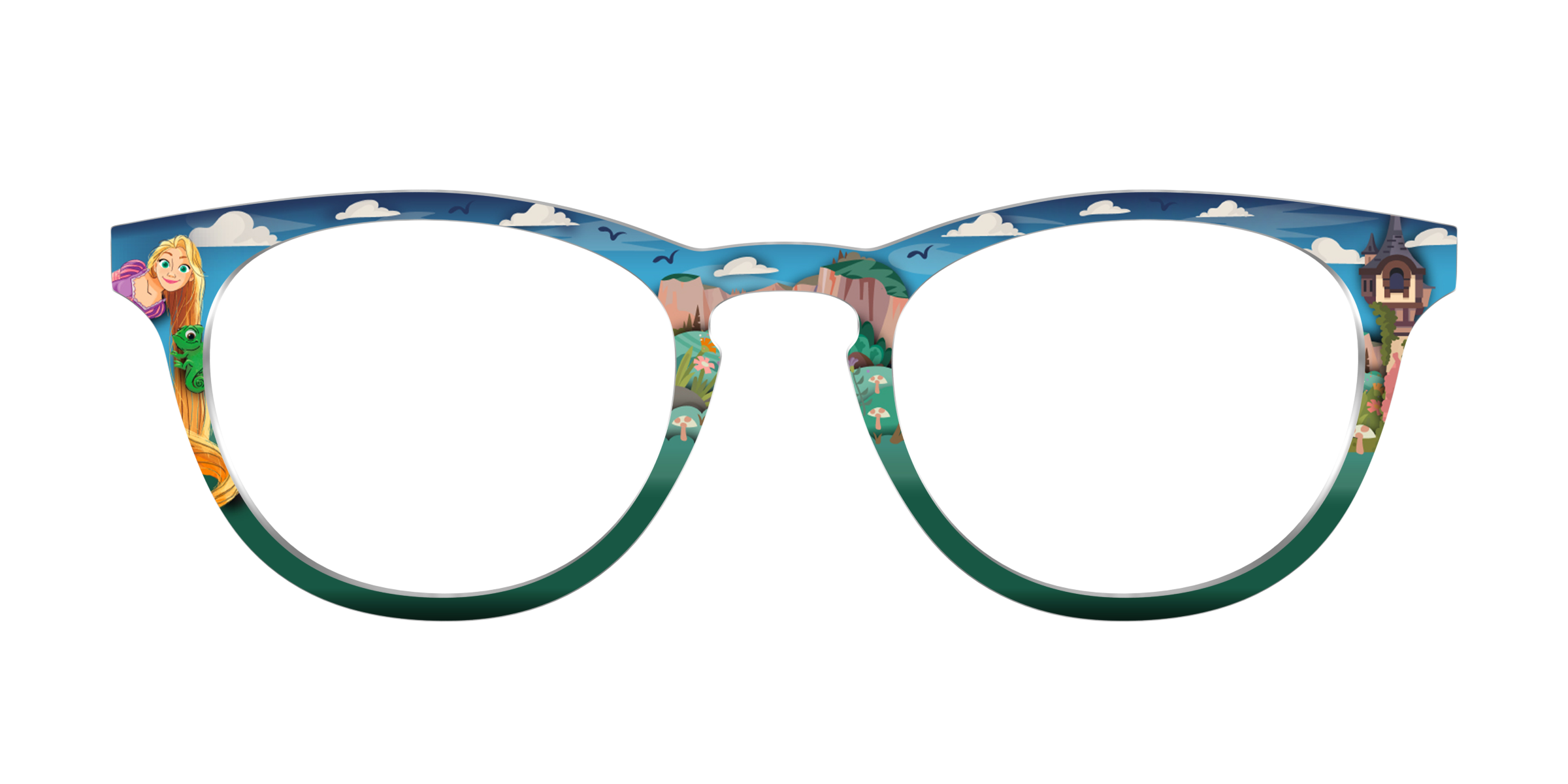 Pair Eyewear Collabs Rapunzel's Castle top occhiali Cedro