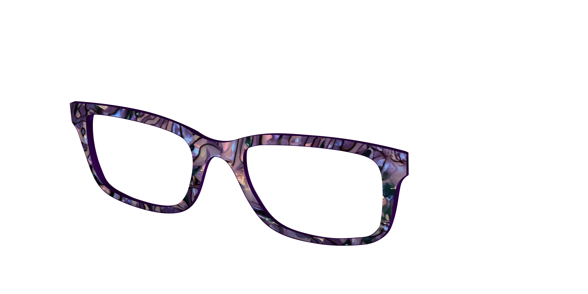 Pair Eyewear Design Tops The Thistle Pearl Shell top occhiali