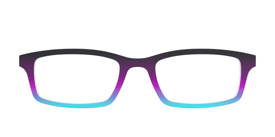 Pair Eyewear Solid Tops Licorice Seafoam top per occhiali sfumato