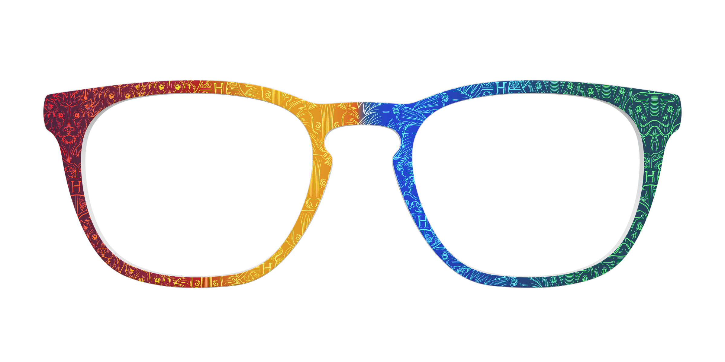 Pair Eyewear Collabs Hogwarts Houses top occhiali Cedro