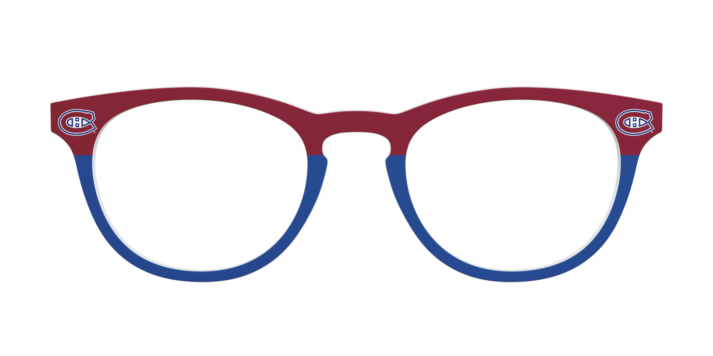 Pair Eyewear School Spirit The Canadiens Split top per occhiali blu rosso