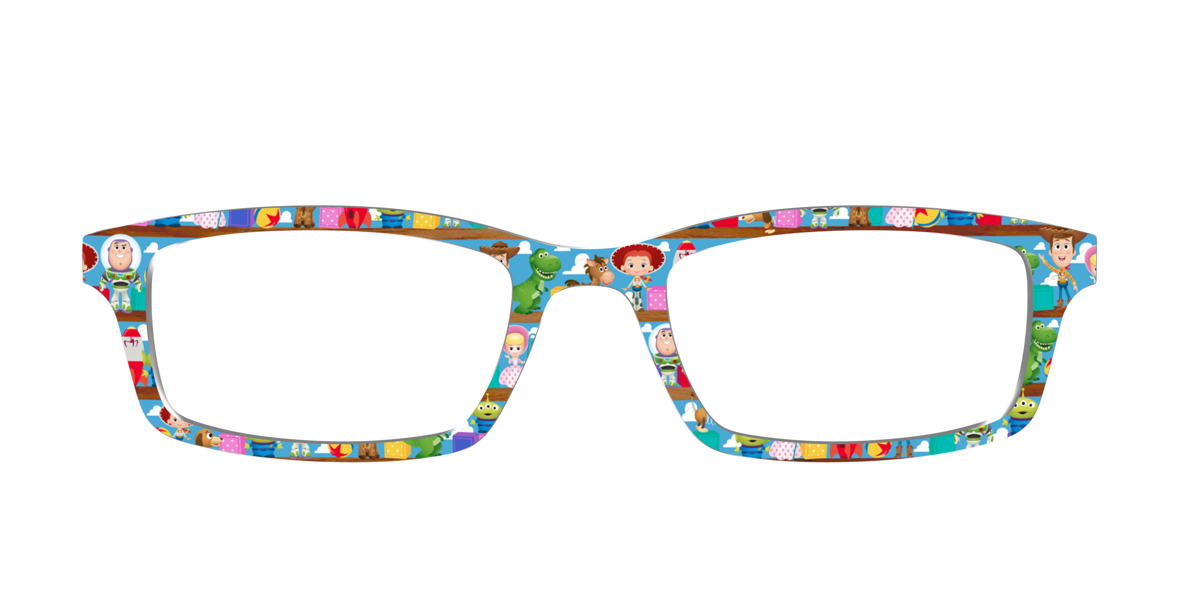 Pair Eyewear Andy's Toy Shelf top frame Cedro azzurro