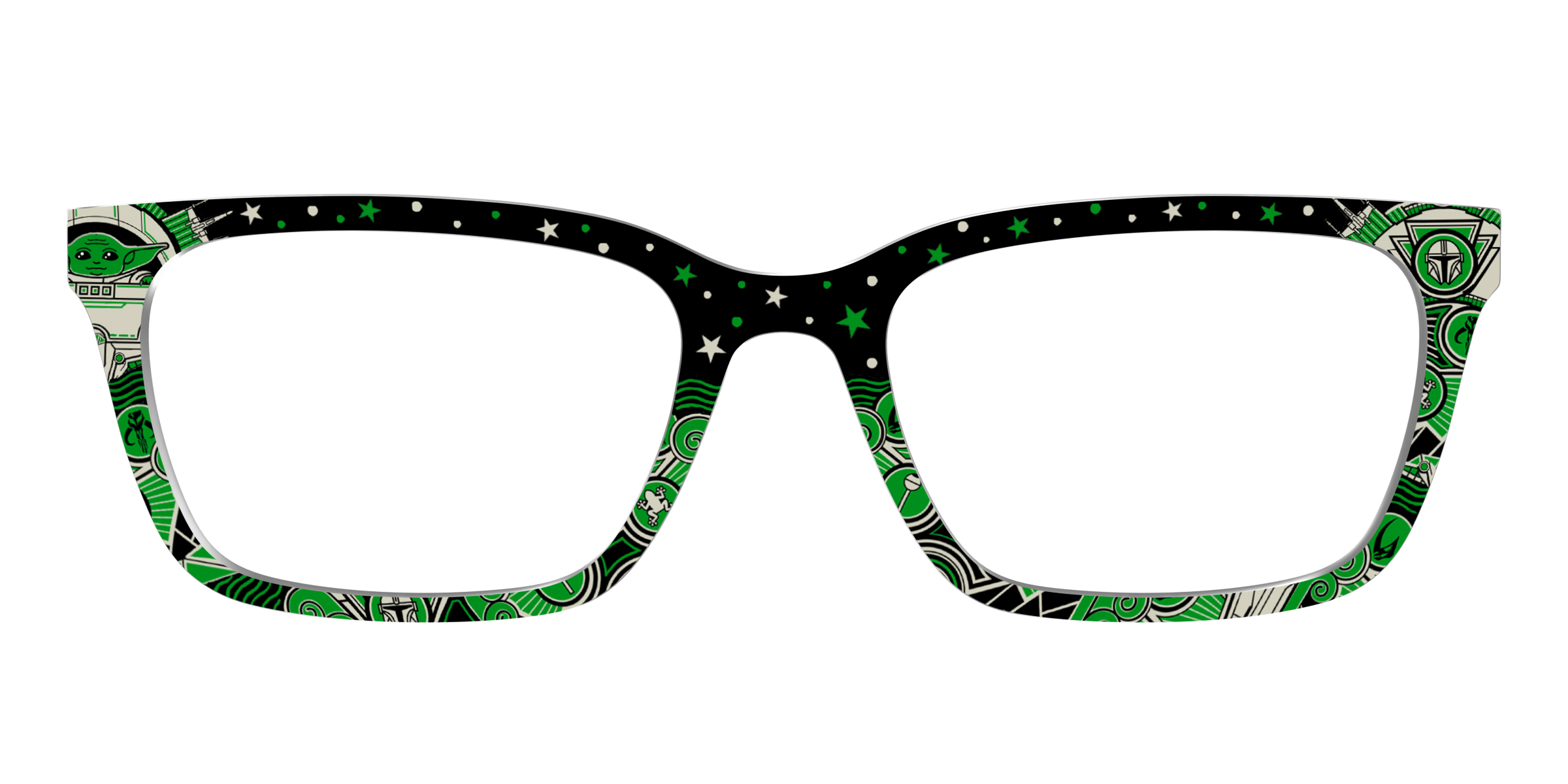 Pair Eyewear Collabs Grogu Deco Galaxy topper occhiali SW38