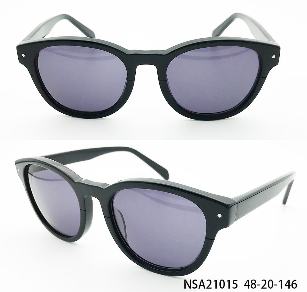 Ouyuan NSA21015 occhiali da sole unisex acetato