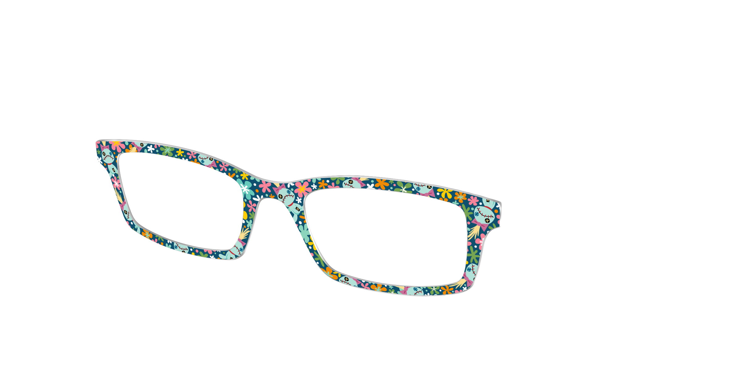 Pair Eyewear Collabs Scrump's Sew Sweet Floral top per occhiali floreale