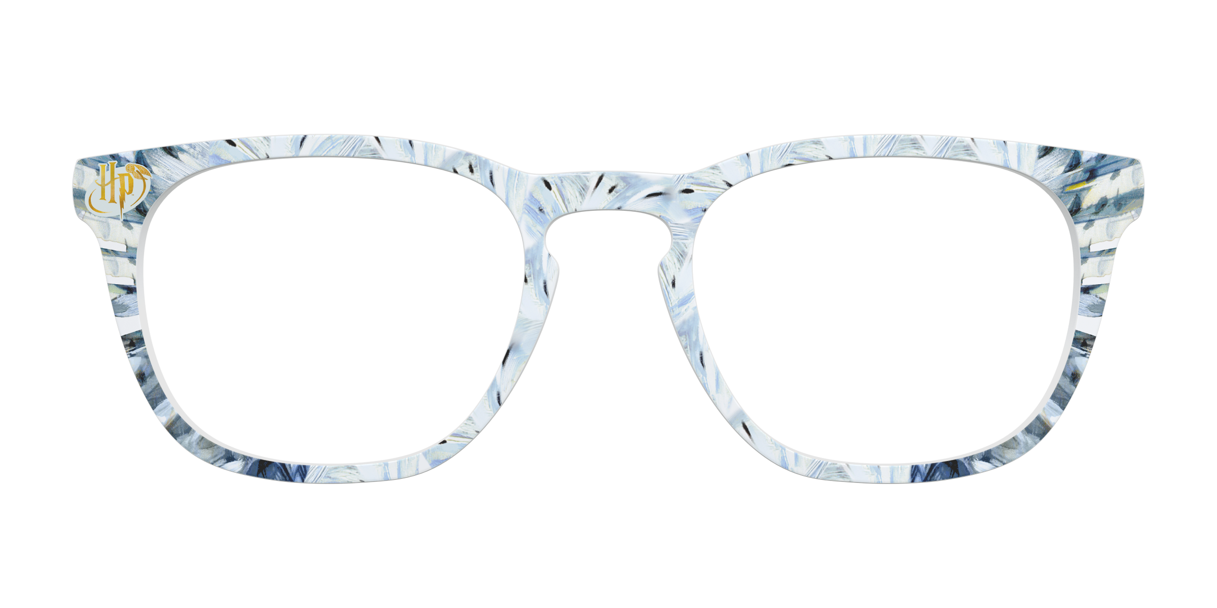 Pair Eyewear Collabs The Hedwig Feathers top piume bianco