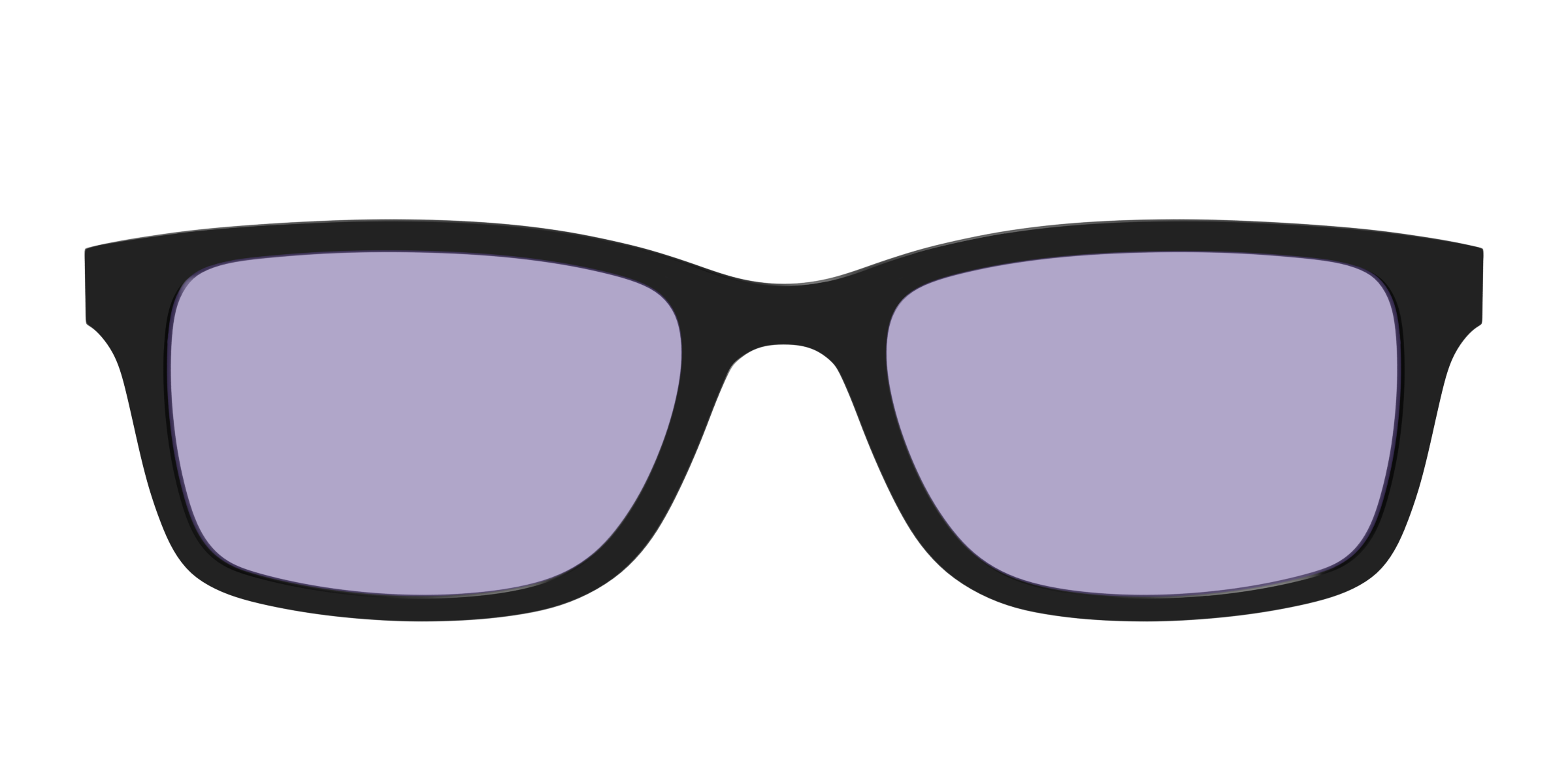 Pair Eyewear Design Black Celestial Purple top sole Serra viola