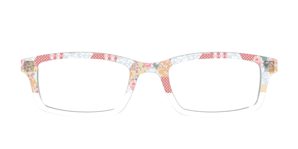 Pair Eyewear Design Tops Patchwork Hexagons Crystal top occhiali