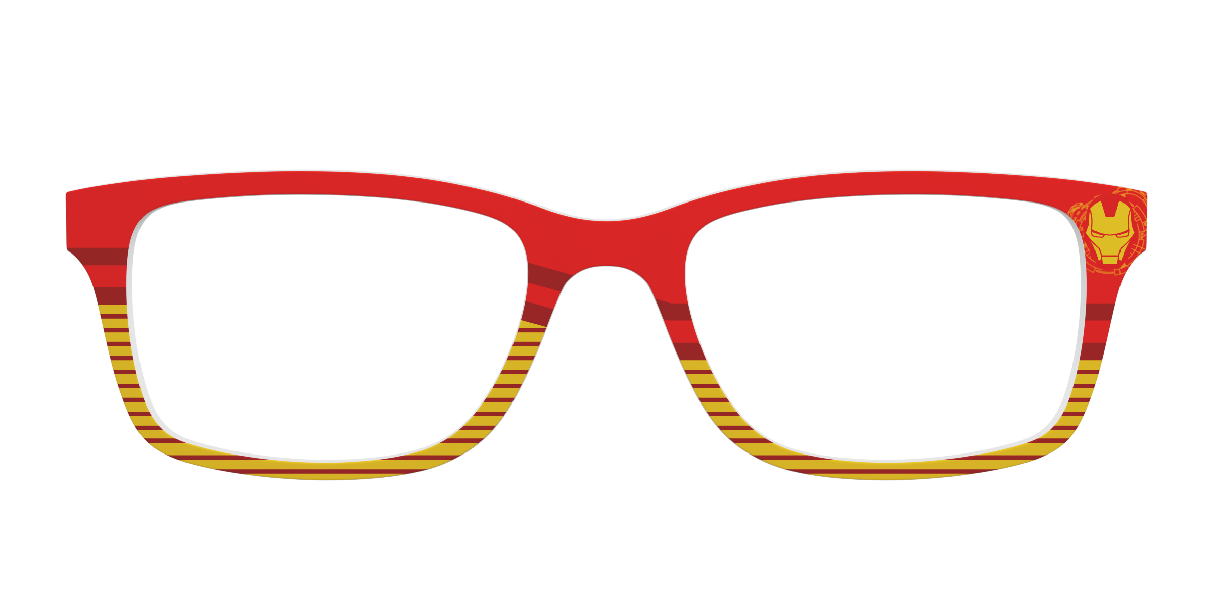 Pair Eyewear Collabs The Iron Man Suit topper rosso IM1