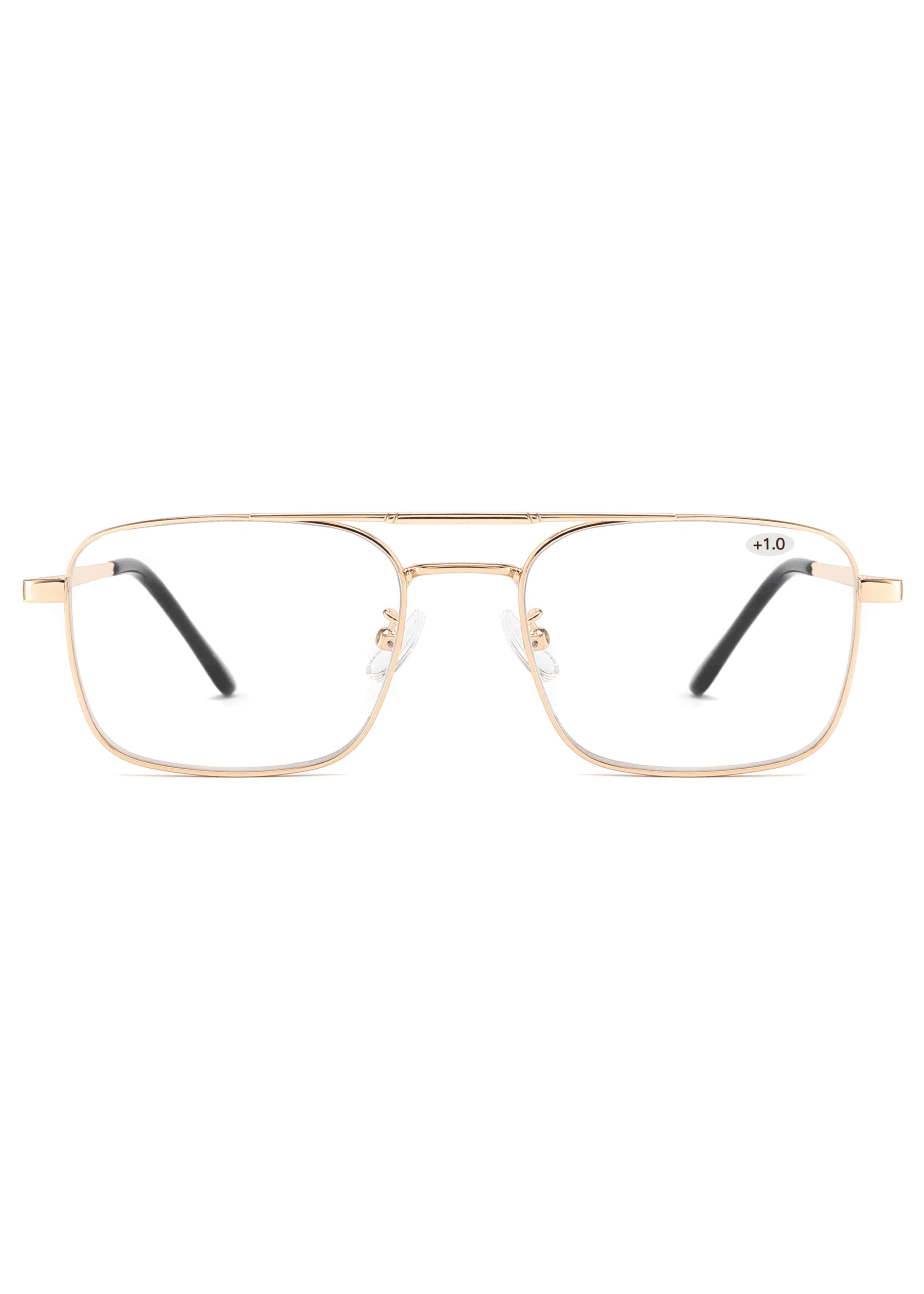 Ouyuan RG8105 occhiali lettura anti luce blu acciaio