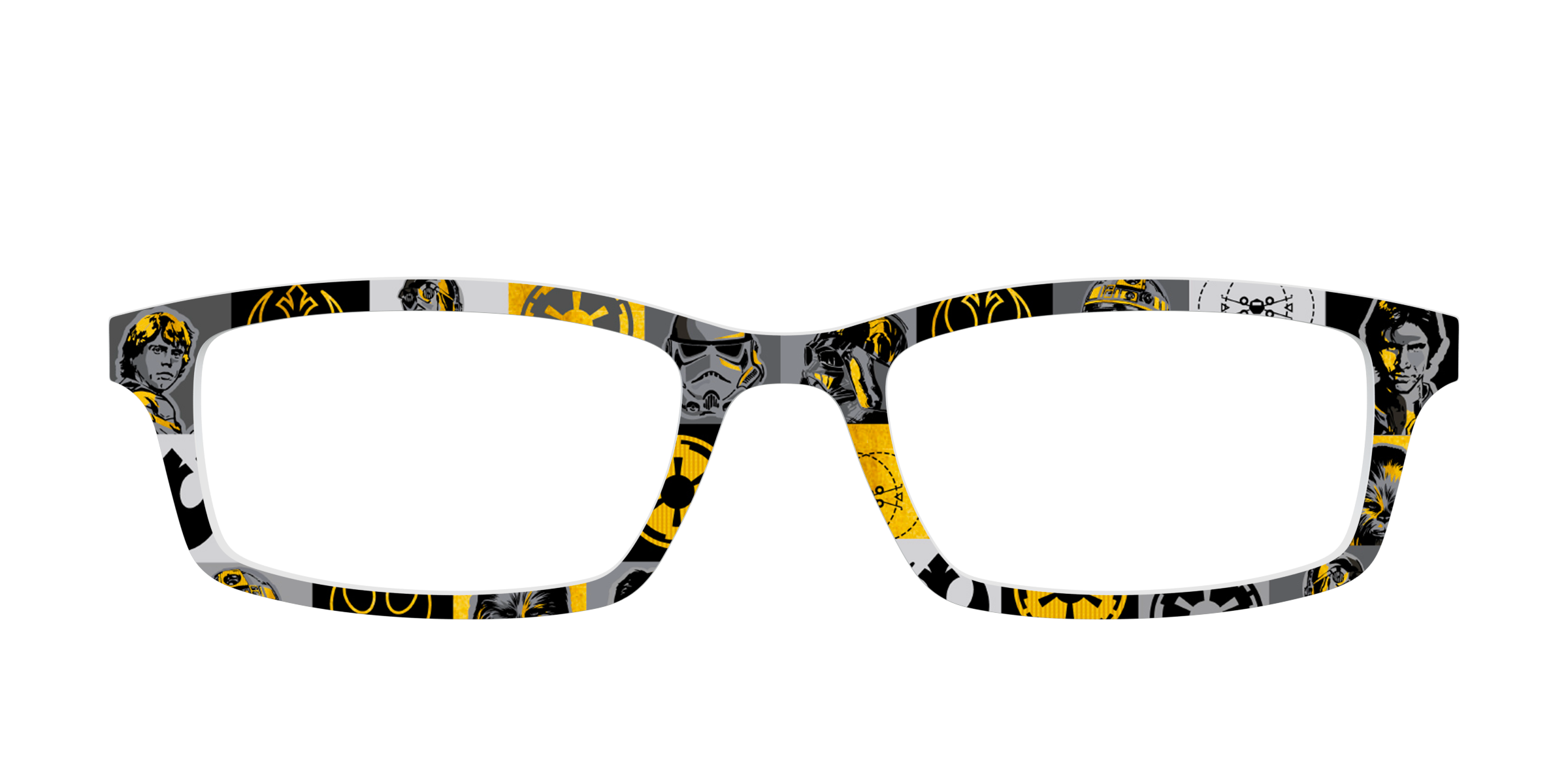 Pair Eyewear Collabs Star Wars Classic cover occhiali stampa nera