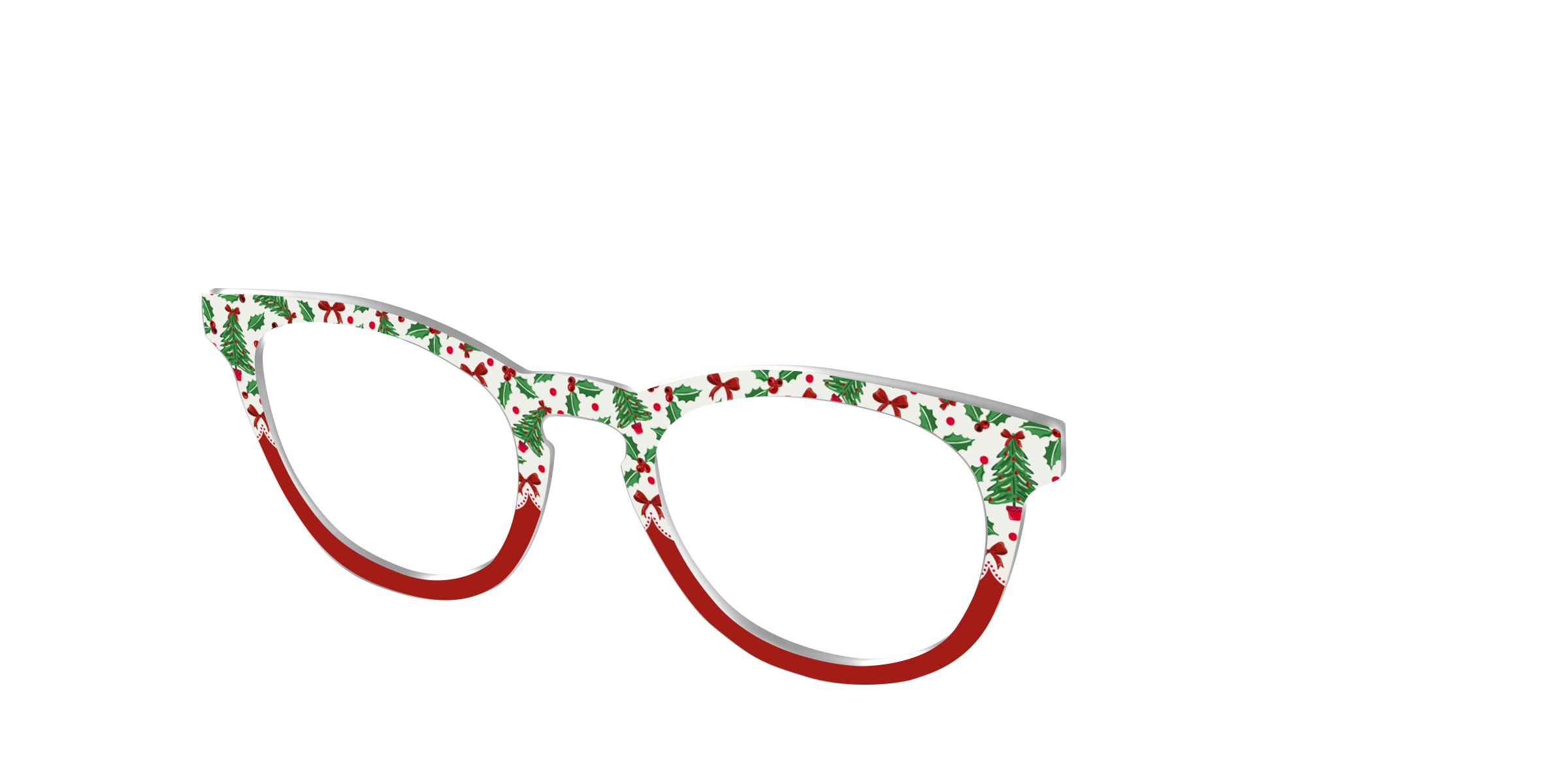 Pair Eyewear Design Tops Holly Jolly Split top magnetico