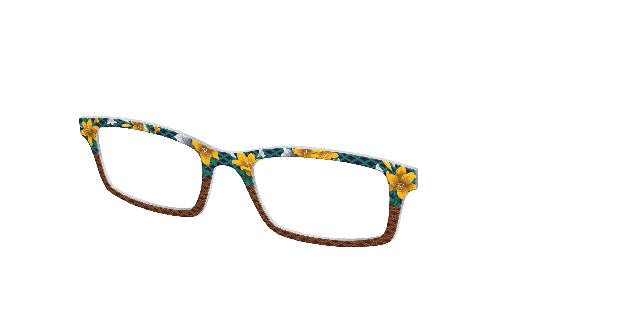 Pair Eyewear Collabs Lily Lattice top occhiali FK2