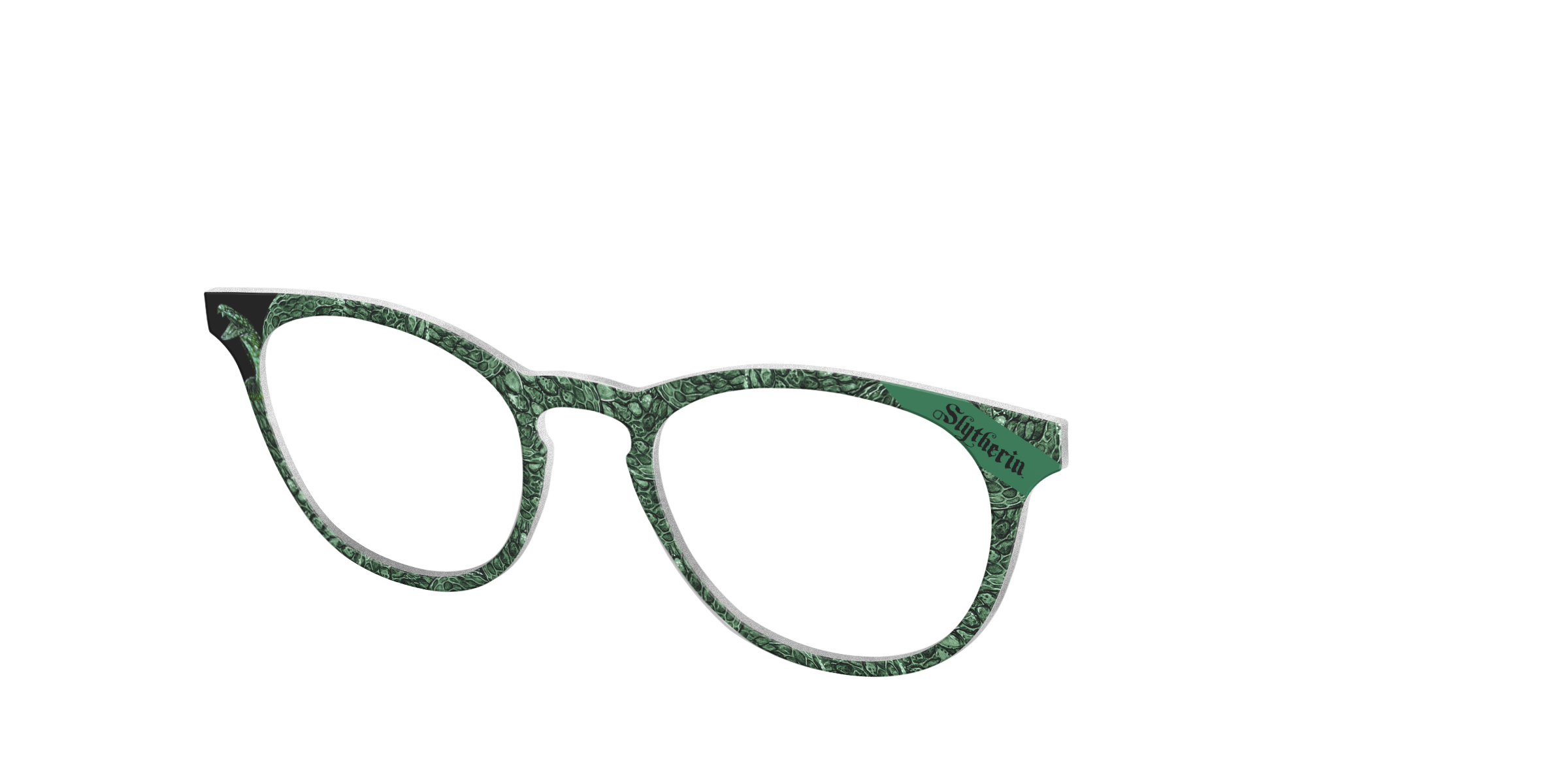 Pair Eyewear Collabs Slytherin Serpent top occhiali verde