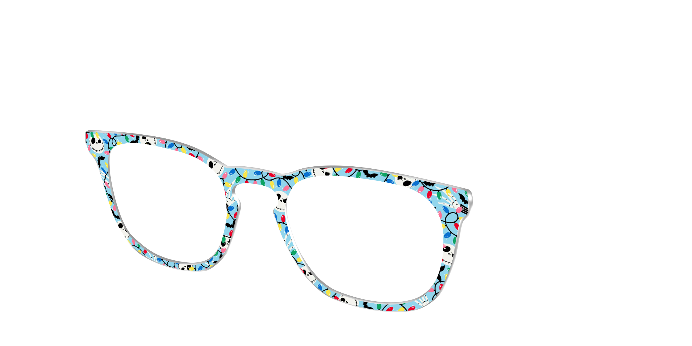 Pair Eyewear Collabs Scary & Bright top frame nero
