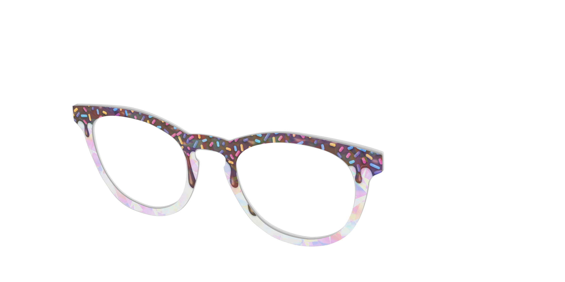Pair Eyewear Holographic Milkshake top magnetico olografico