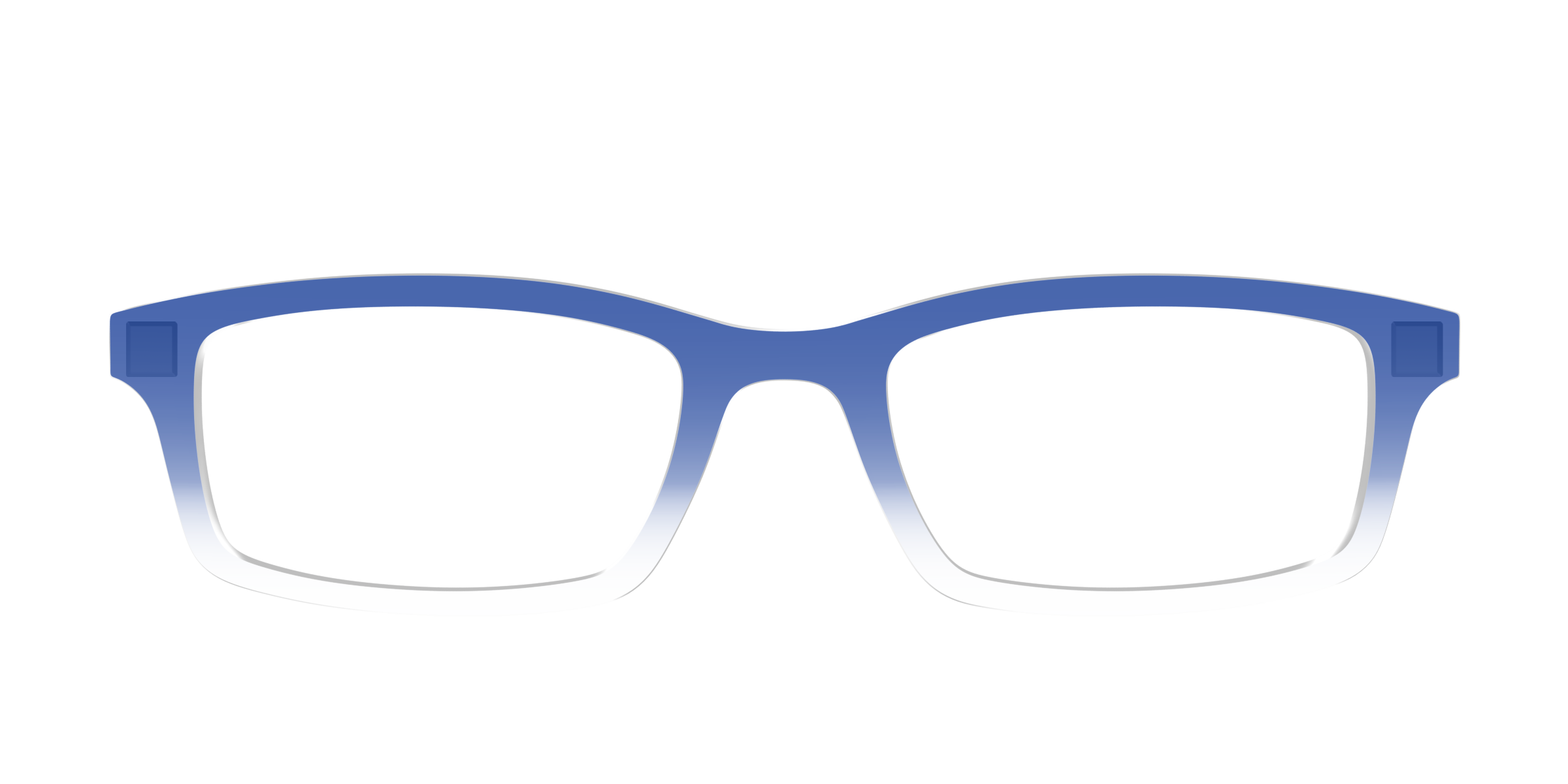Pair Eyewear Solid Tops Indigo Gradient Crystal top blu
