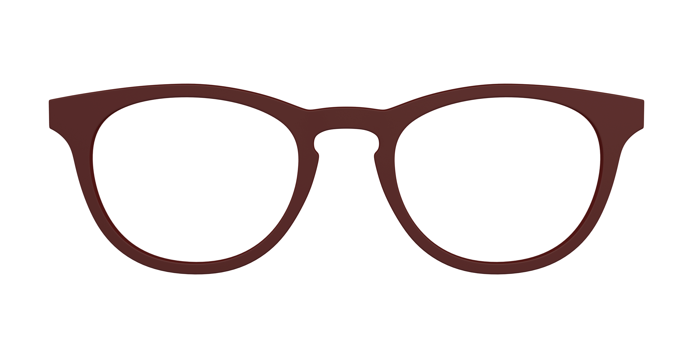 Pair Eyewear Solid Tops The Chocolate top frame marrone