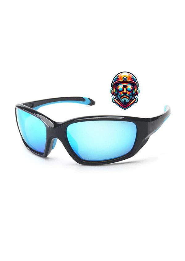 Ouyuan JDS2138Y125 occhiali sport bici TR90 polarizzati neri