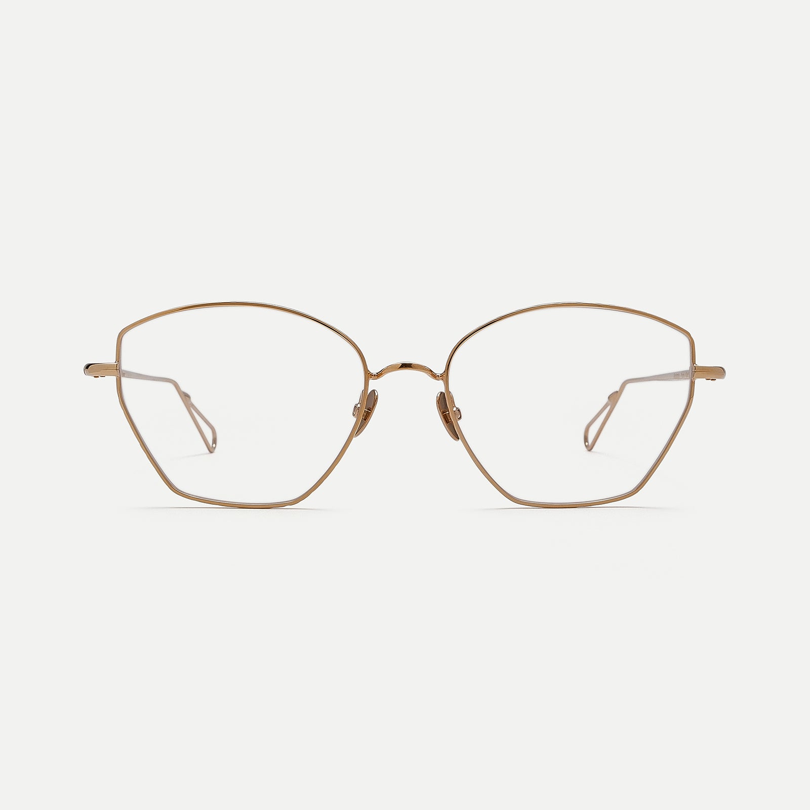 Ahlem Septembre occhiali da vista Peony Gold cat-eye