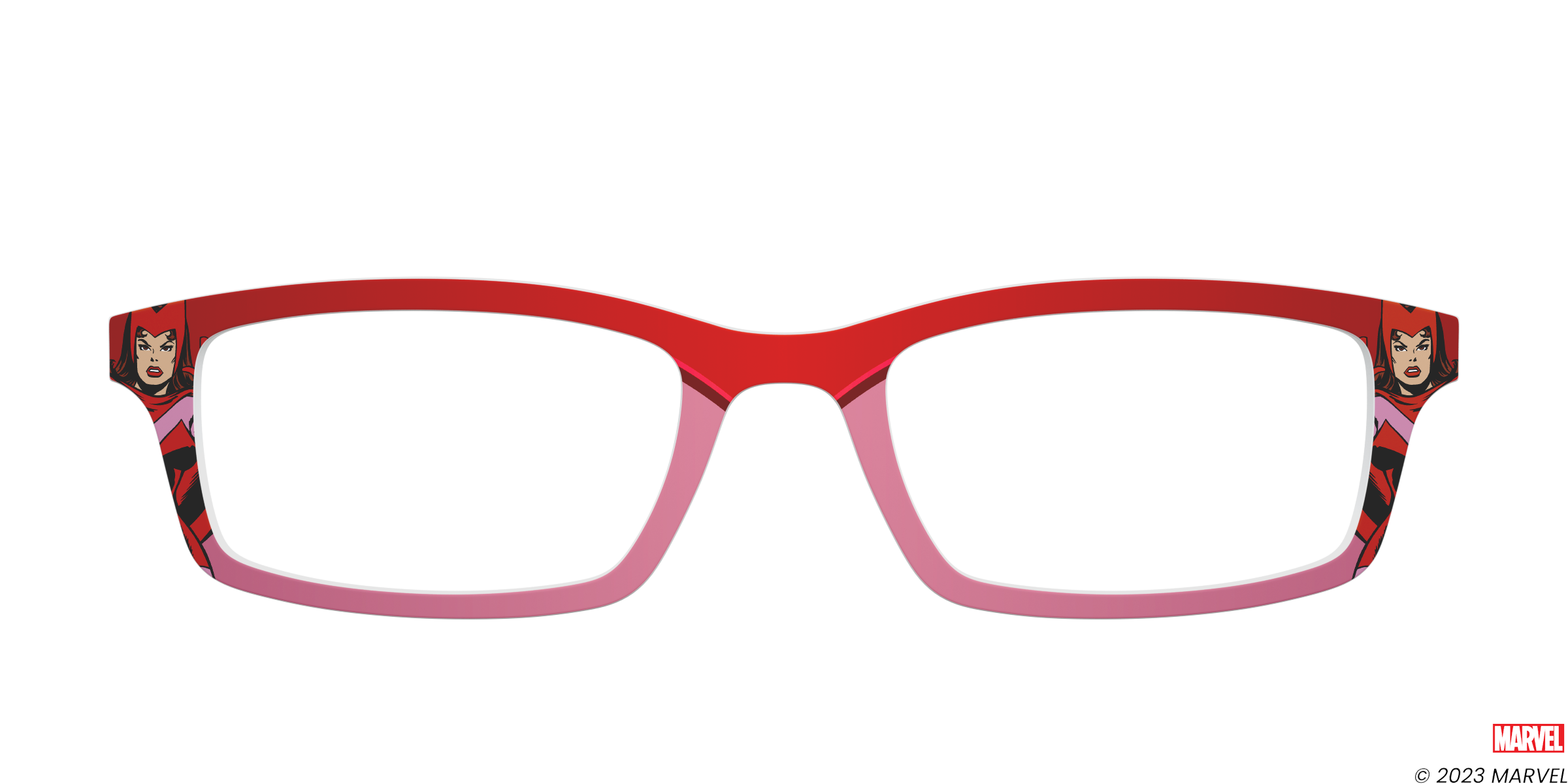 Pair Eyewear Collabs The Scarlet Witch top occhiali rosso