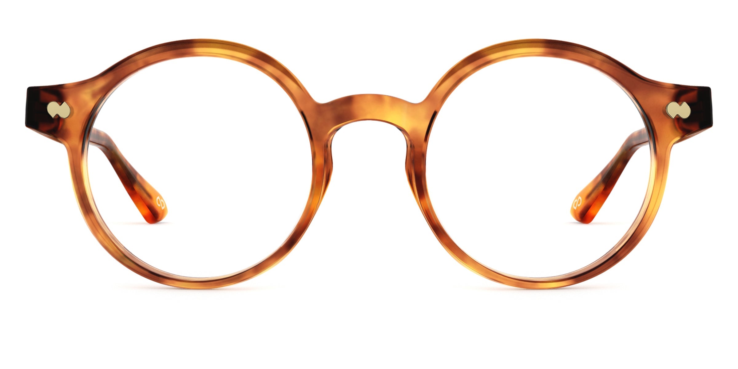 Pair Eyewear Leigh Forte montatura vista Crystal Clear Gold