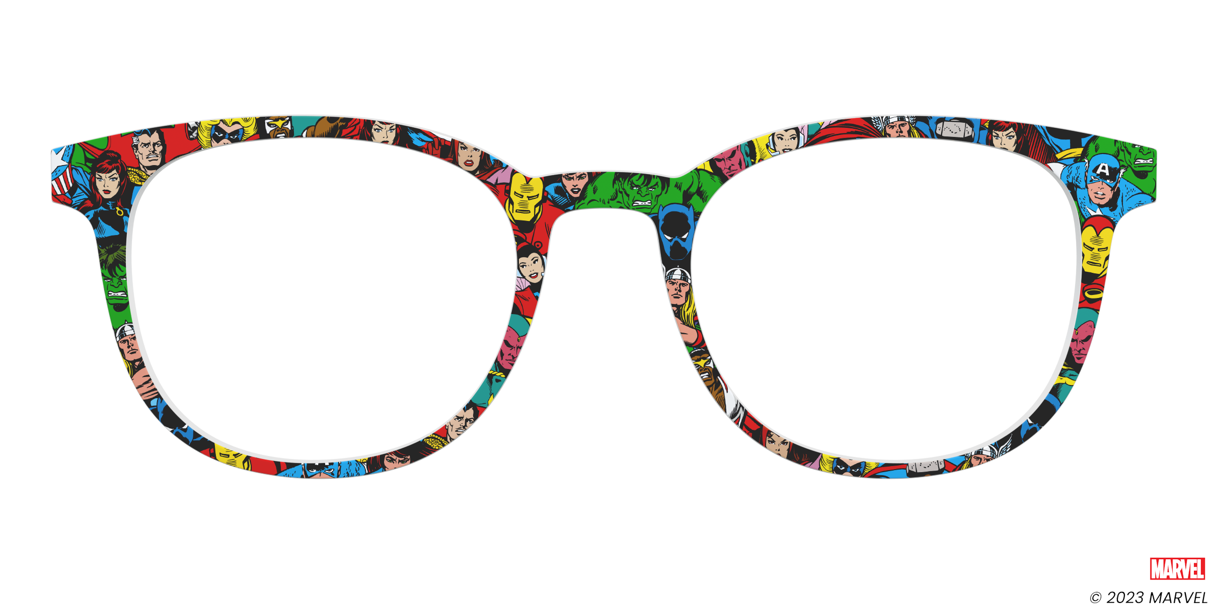 Pair Eyewear Collabs The Avengers Assemble top occhiali MR7