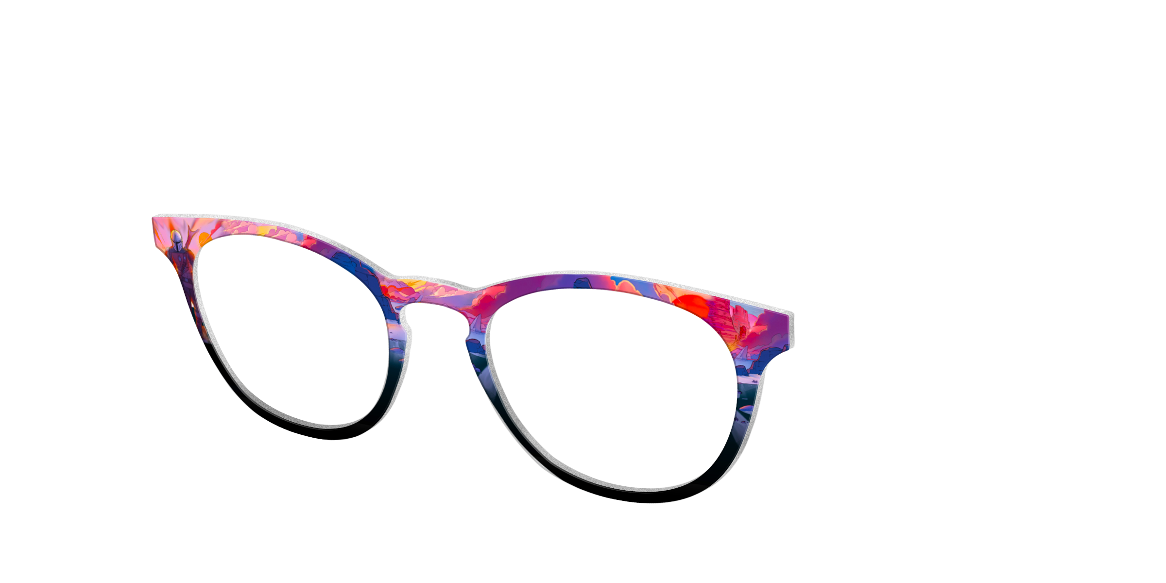 Pair Eyewear Collabs Mandalorian Scenic Split top nero