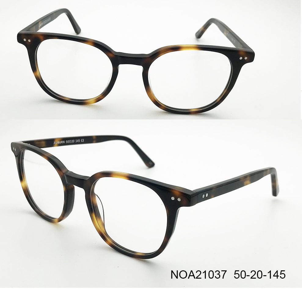 Ouyuan NOA21037 montatura tartarugata acetato unisex