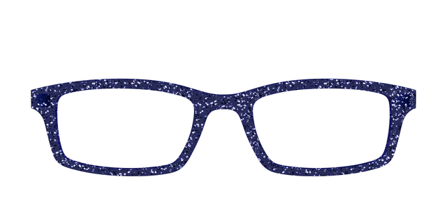 Pair Eyewear Solid Tops The Navy Sparkle top occhiali blu