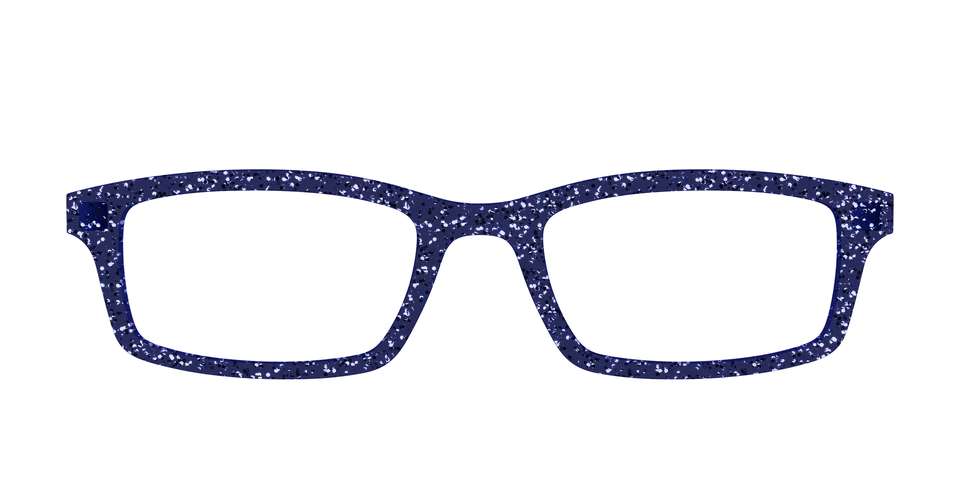 Pair Eyewear Solid Tops The Navy Sparkle top occhiali blu